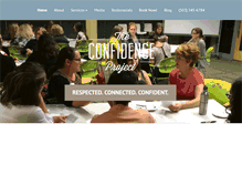 Tablet Screenshot of confidenceproject.com